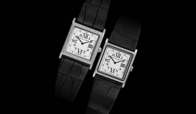 <strong>RALPH LAUREN│ラルフ ローレン</strong>　Ralph Lauren スリム クラシック コレクション 「867 モデル」  左／2連のダイヤモンド 　価格未定、右／ブラックフレームに１連のダイヤモンド　 価格未定