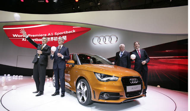 <strong>東京モーターショー2011に未来はあったか？ (前篇)</strong>　アウディ A1 スポーツバック