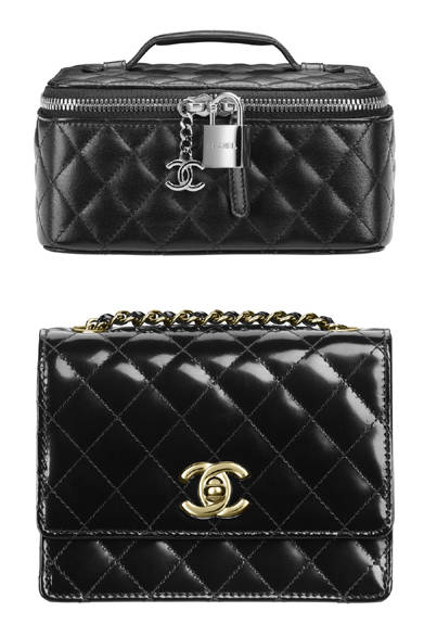 <strong>CHANEL│シャネル</strong>　12月31日 大晦日　©CHANEL<br />上からバッグ[8 x 16 x 11 cm]　23万3100円、イヴニングバッグ[11.5 x 15 x 7.5cm]　17万3250円