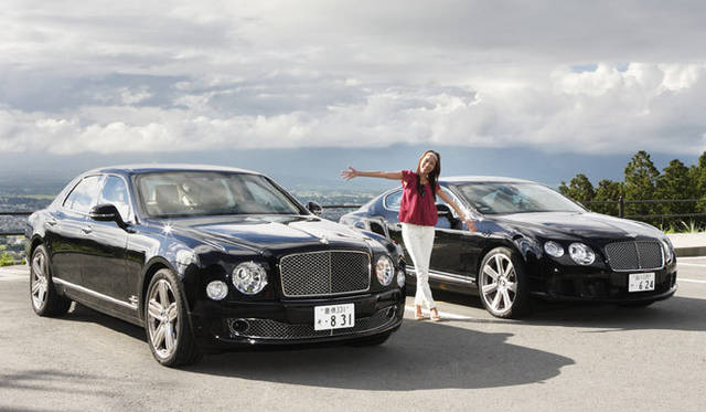 <strong>BENTLEY｜ベントレー　最新サルーン&クーペにOPENERSブロガー清水久美子が試乗！</strong>　写真左／ミュルザンヌ、写真右／コンチネンタル GT