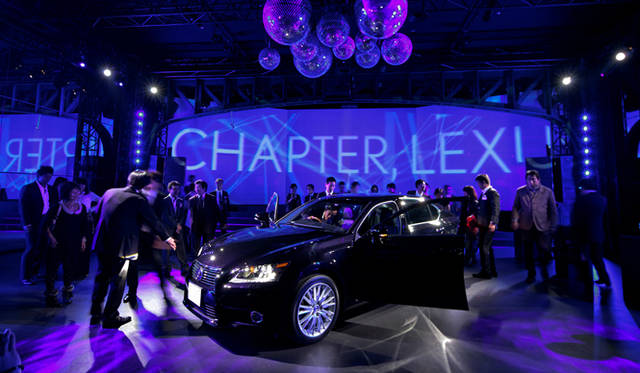 <strong>LEXUS GS｜レクサス GS</strong>　「レクサス スピンドル ナイト」会場より