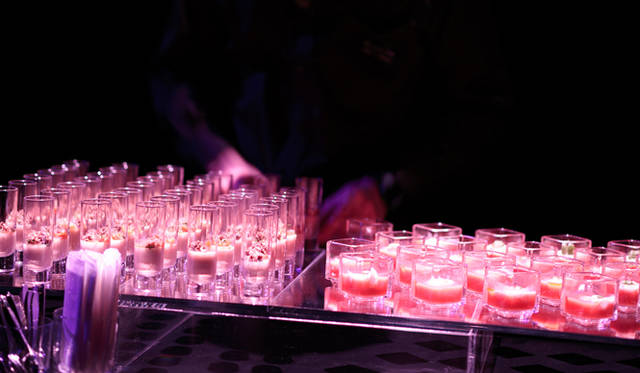 <strong>LEXUS GS｜レクサス GS</strong>　「レクサス スピンドル ナイト」会場より。イタリアンレストラン『』アロマフレスカ』の原田慎次シェフによる目にも鮮やかなフィンガーフード