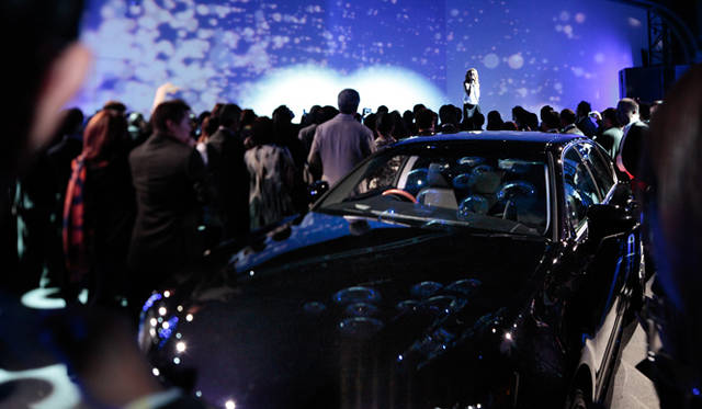 <strong>LEXUS GS｜レクサス GS</strong>　「レクサス スピンドル ナイト」会場より。クリスタル・ケイさんによるシークレットライブがサプライズとして用意された