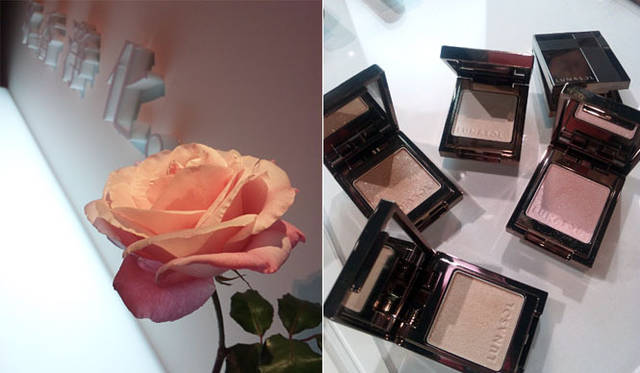 <strong>SAKURA｜第20回 2011-12 SAKURAビューティコレクション!?</strong>　ルナソルがインスパイアを受けた「桃香」という名のローズと、単色アイシャドウ「ライティングアイズ」。
