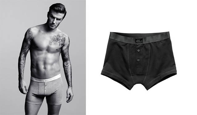 <strong>H&M｜エイチアンドエム</strong>　「DAVID BECKHAM BODY WEAR FOR H&M」　レギュラーボクサーブリーフ1490円　© H&M