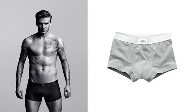 <strong>H&M｜エイチアンドエム</strong>　「DAVID BECKHAM BODY WEAR FOR H&M」　ローライズボクサーブリーフ1490円　© H&M