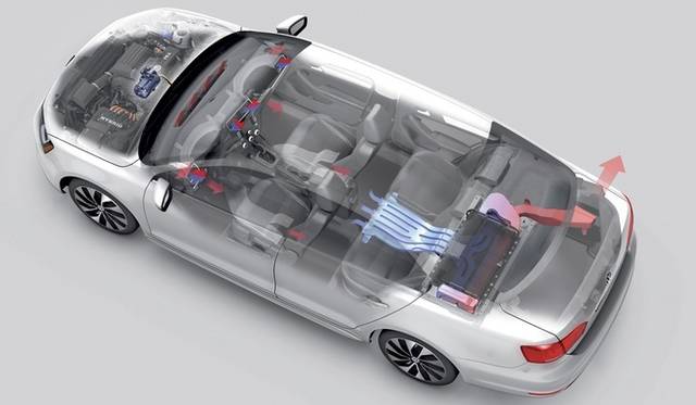 <strong>Volkswagen Jetta Hybrid｜フォルクスワーゲン ジェッタ ハイブリッド</strong>　バッテリー冷却システム