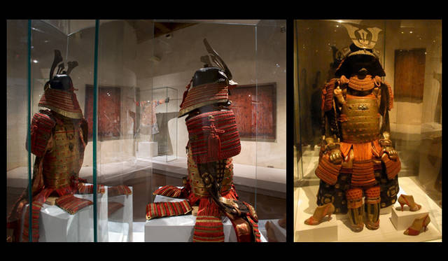 　鎧からインスパイアされたアーカイブシューズ。©Guglielmo de’ Micheli