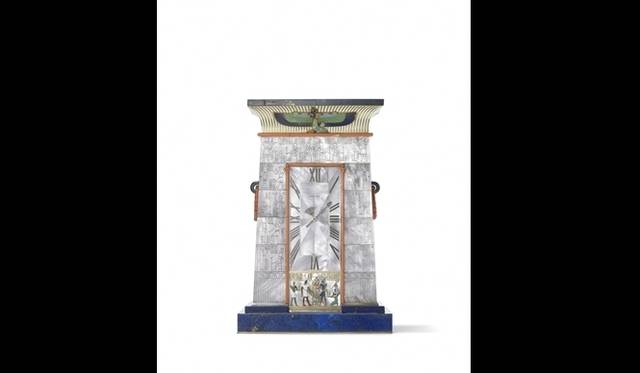<strong>ART FILE 05｜「The art of Cartier」</strong>　Egyptian Striking clock. Cartier Paris, 1927. Nick Welsh, Cartier Collection ©Cartier