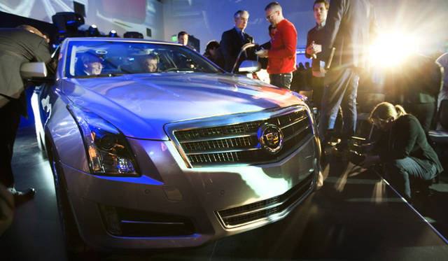<strong>2012年デトロイトモーターショー　スペシャルインタビュー</strong>　デトロイトモーターショーにおけるキャデラックATS発表会場