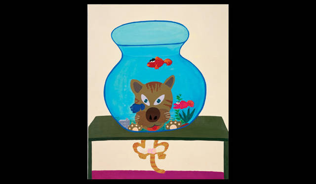 <strong>『BEAT TAKESHI KITANO 絵描き小僧展』</strong><br />Beat Takeshi Kitano,2009  Acrylic paint on canvas,100×80cm  Collection of the Foundation Cartier pour l’art contemporain  ©Office Kitano Inc.