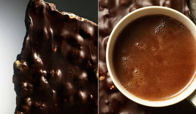 <strong>Blondel｜ブロンデル</strong>　『Blondel Ginza』　右／15種類のホット＆コールド ショコラショーも楽しめる。