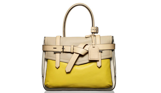 <strong>REED KRAKOFF│リード クラッコフ</strong>　「ボクサー」バッグ　レモンイエロー　[W32.5×H25.5×D16cm] 12万6000円