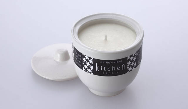 <strong>LIVING LIGHT｜リビングライト</strong>　「Soy Kitchen Candle（ソイ・キッチンキャンドル）」4900円