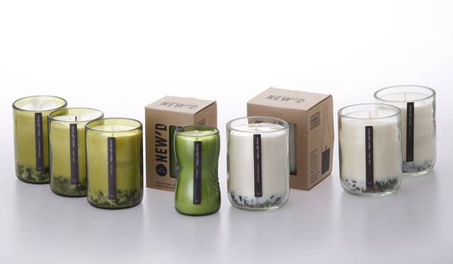 <strong>LIVING LIGHT｜リビングライト</strong>　NEW’D Soy Recycle Glass Fern（ニュード・ソイ・リサイクルグラス・ファーン）4800円