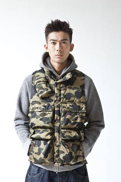 <strong>A BATHING APE®｜ア・ベイシング・エイプ®</strong>　 A BATHING APE® 2012年春夏メンズコレクション<br>1ST CAMO C-1 DOWN VEST