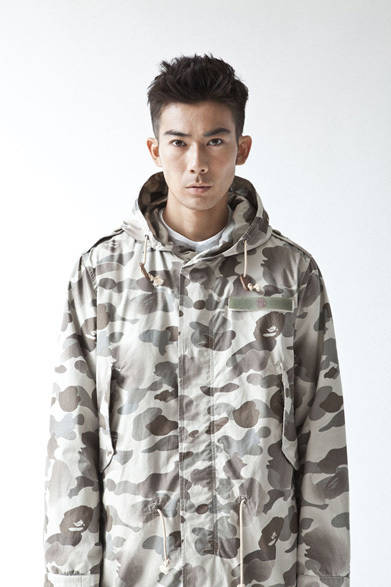 <strong>A BATHING APE®｜ア・ベイシング・エイプ®</strong>　 A BATHING APE® 2012年春夏メンズコレクション<br>1ST CAMO GRADATION FIELD COAT