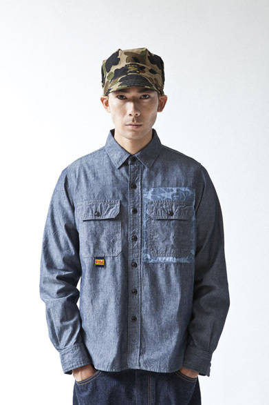<strong>A BATHING APE®｜ア・ベイシング・エイプ®</strong>　 A BATHING APE® 2012年春夏メンズコレクション<br>ABC CHAMBRAY CRAZY SHIRT