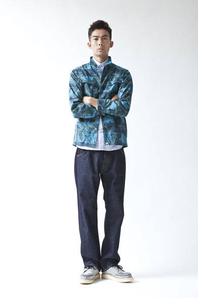 <strong>A BATHING APE®｜ア・ベイシング・エイプ®</strong>　 A BATHING APE® 2012年春夏メンズコレクション<br>TIGERLEAF CAMO SPECIAL FORCE SHIRT