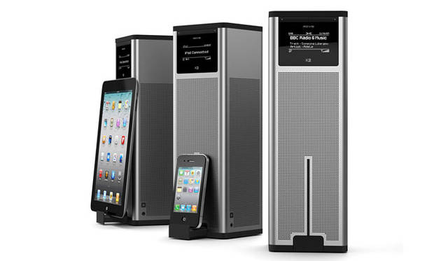 <strong>LIVING MOTIF｜リビング・モティーフ</strong>　卓上型インターネットラジオプレーヤー「REVO（レボ）/K2（ケーツー）タワー・オーディオ・システム」4万9350円