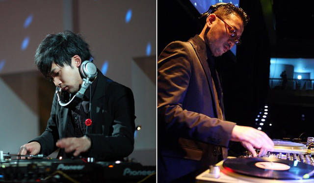 <strong>The Beetle Presents Tokyo Crossover/Jazz Festival｜ザ・ビートル・プレゼンツ 東京クロスオーバー・ジャズ・フェスティバル</strong>　El Amorのendo naoさん (左) と沖野好洋 (Kyoto Jazz Massive）さん