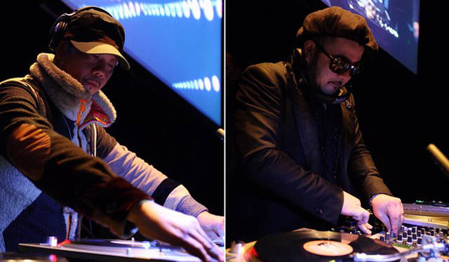 　KING OF DIGGIN’のMURO さん（左）とSOIL&