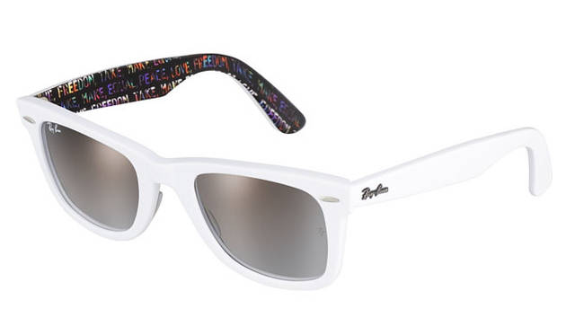 <strong>Ray-Ban｜レイバン</strong>　「WAYFARER」RARE PRINTSシリーズ　“TYPADELIC（タイパデリック）” （RB 2140 108732）2万5200円