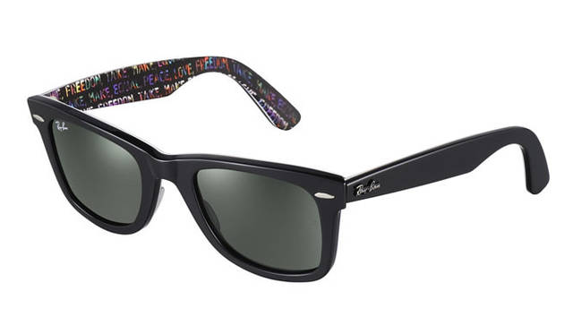 <strong>Ray-Ban｜レイバン</strong>　「WAYFARER」RARE PRINTSシリーズ　“TYPADELIC（タイパデリック）” （RB 2140 1088）2万3100円