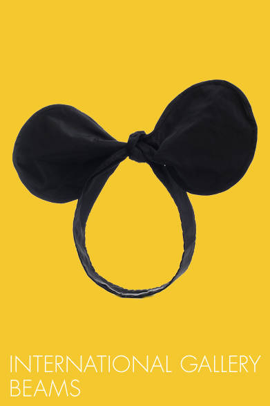 <strong>INTERNATIONAL GALLERY BEAMS｜インターナショナルギャラリー ビームス</strong>　まるでネズミのようなキュートさ！　ヘッドアクセアリー　1万2600円（FEDERICA MORETTI｜フェデリカ モレッティ）