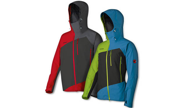 <strong>MAMMUT｜マムート</strong>　左／Gasherbrum Jacket Men 8万2950円、右／Fjiyama Jacket Women 7万8750円