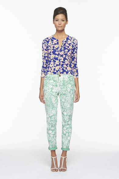 <strong>DIANE fon FURSTENBERG│ダイアン フォン ファステンバーグ</strong> 「DVF Hearts CURRENT/ELLIOTT」パンツ 3万6750円　（ほかはすべて参考商品）