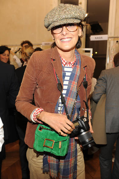 <strong>VALENTINO｜ヴァレンティノ</strong> 2012年春夏オートクチュールコレクション<br />Ines De La Fressange（イネス・ド・ラ・フレサンジュ） [ファッションデザイナー]