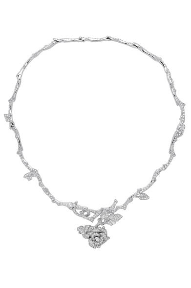 <strong>Dior fine jewelry｜ディオール ファイン ジュエリー</strong>　「La Rose Dior Bagatelle（ローズ ディオール バガテル）」 ネックレス 1207万5000円<br /><br />クリスチャン ディオール<br />Tel. 03-3263-2266