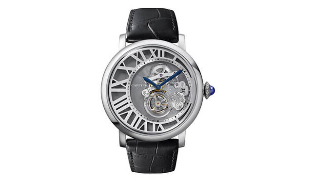 <strong>Cartier｜カルティエ</strong>　「ロトンド ドゥ カルティエ カドラン ロヴェ トゥールビヨン」1185万300円（予価）、今秋発売予定。 Laziz Hamani©Cariter 2011