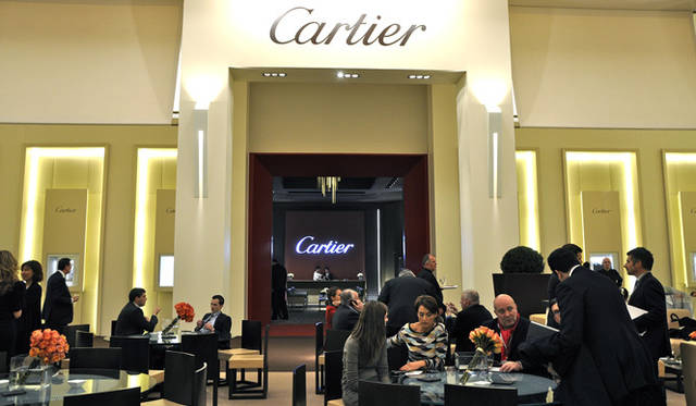 <strong>Cartier｜カルティエ</strong> 展示スペース。