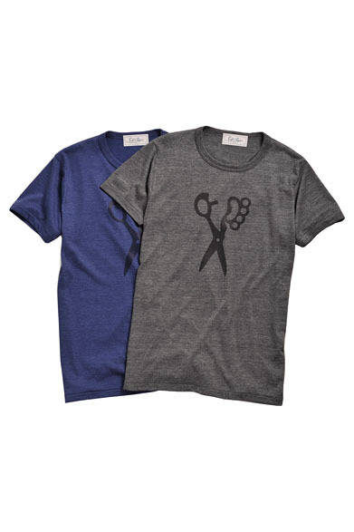 <strong>Salt&Pepper｜ソルト・アンド・ペッパー</strong>　2012春夏デビューコレクション　シザープリントTシャツ2990円