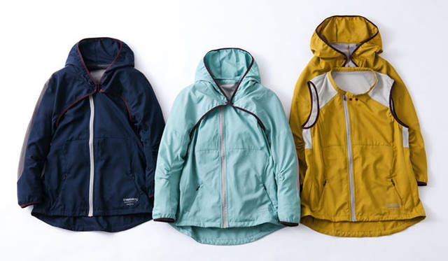 <strong>NIKE｜ナイキ</strong>　 NIKE × UNDERCOVER「GYAKUSO<u>U</u> INTERNATIONAL RUNNING ASSOCIATION」ウイメンズコレクション<br>コンバーチブル ジャケット 各2万5200円