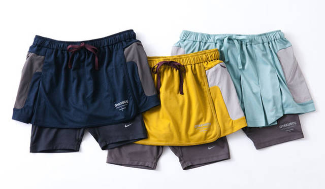 <strong>NIKE｜ナイキ</strong>　 NIKE × UNDERCOVER「GYAKUSO<u>U</u> INTERNATIONAL RUNNING ASSOCIATION」ウイメンズコレクション<br>コンバーチブル　ショーツ各1万7850円