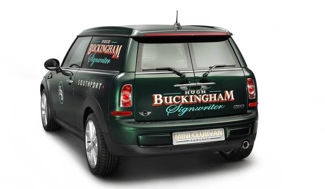 <strong>MINI Clubvan concept｜ミニ クラブバン コンセプト</strong>　クラブマン譲りのサイドヒンジの観音開きバックドアは大きな開口部を確保する