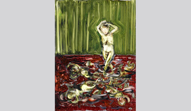 <strong>G-tokyo 2012</strong>　Toshiyuki Konishi Untitled 2010-2011 Oil on paper h.87.2 x w.63.2 cm © Toshiyuki Konishi Photo by Ikuhiro Watanabe Courtesy of ARATANIURANO