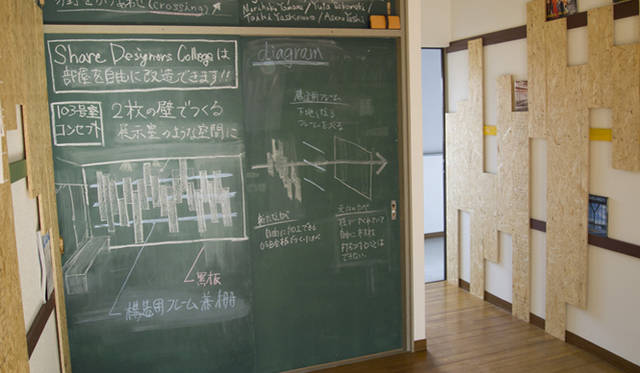 <strong>『シェアデザイナーズカレッジ たまプラーザ』</strong>　大学で建築を学ぶ学生ユニットが手がけたモデルルーム。