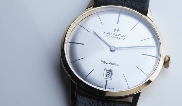 <strong>HAMILTON｜ハミルトン</strong> 「イントラマティック 42mm」 予価9万6600円（2012年7月発売予定）。