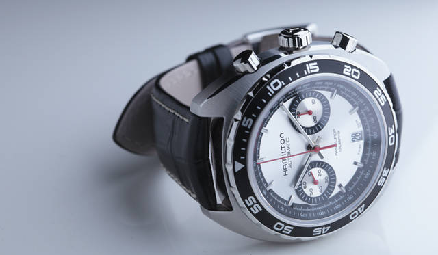 <strong>HAMILTON｜ハミルトン</strong>  「パン ユーロ」 予価17万100円（2012年5月発売予定）。