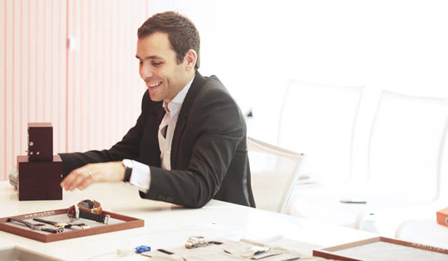 <strong>HAMILTON｜ハミルトン</strong> 2月、バーゼルワールド前に多数のモデルを携えて来日した。