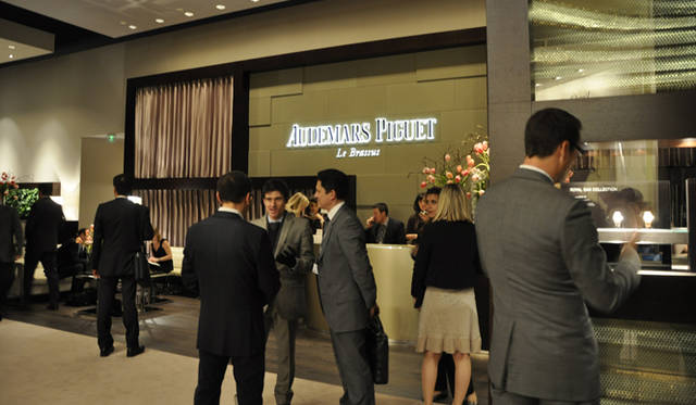 <strong>Audemars Piguet｜オーデマ ピゲ</strong>  展示スペース。