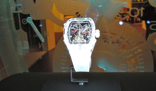 <strong>RICHIRD MILLE｜リシャール・ミル</strong> 展示スペース。