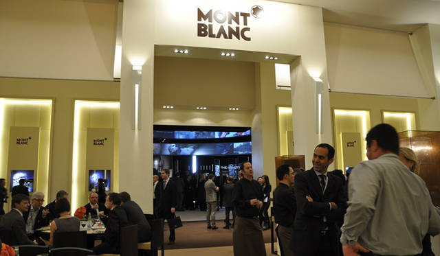 <strong>MONTBLANC｜モンブラン</strong> 展示スペース。