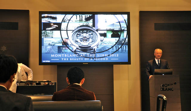 <strong>MONTBLANC｜モンブラン</strong> 展示スペース。