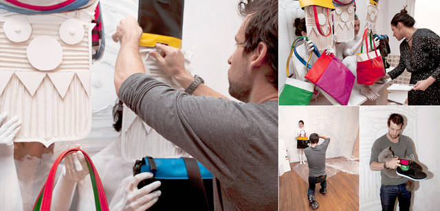 <strong>BALLY｜バリー</strong>　「BALLYLove」イメージビジュアルの撮影風景より。