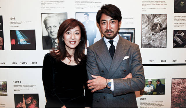 <strong>170years DORMEUIL PARTY｜ドーメル</strong>　干場義雅氏。